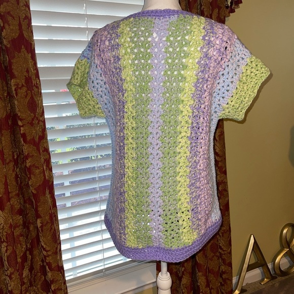 Handmade Boho Crochet Top - Picture 3 of 12